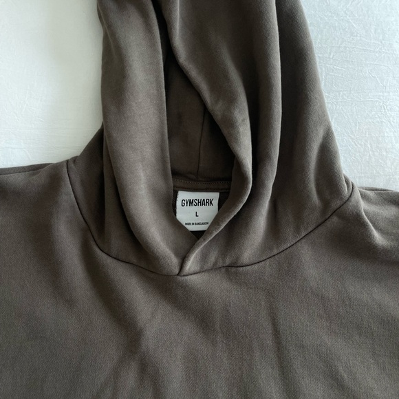 Mens Brown Gymshark Hoodie - Picture 3 of 3